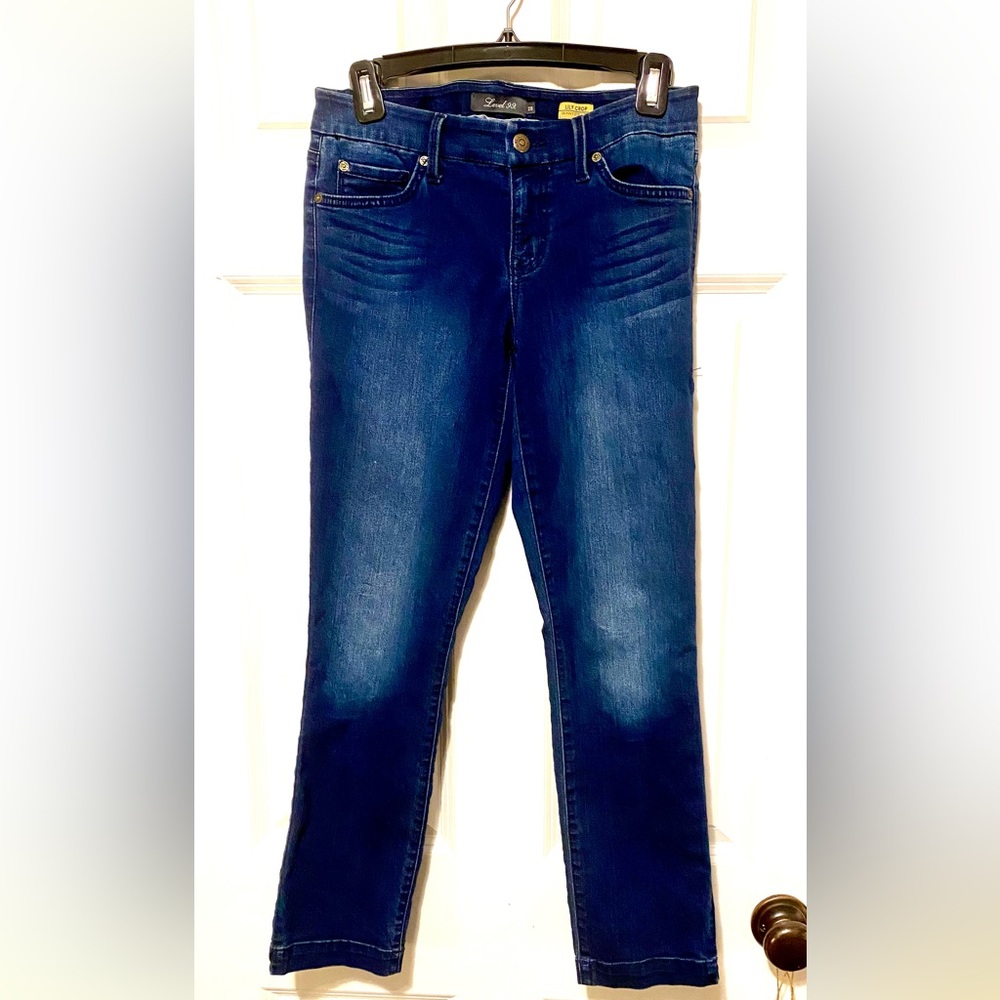 Level 99 Lily Crop Jeans 28